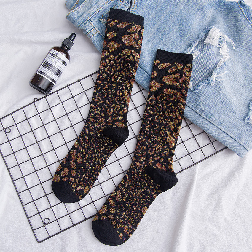 Girls Stockings Socks Calf Socks Tide Brand Retro Dual Needle Thick Autumn And Winter Socks Wholesale Liangsi 2020